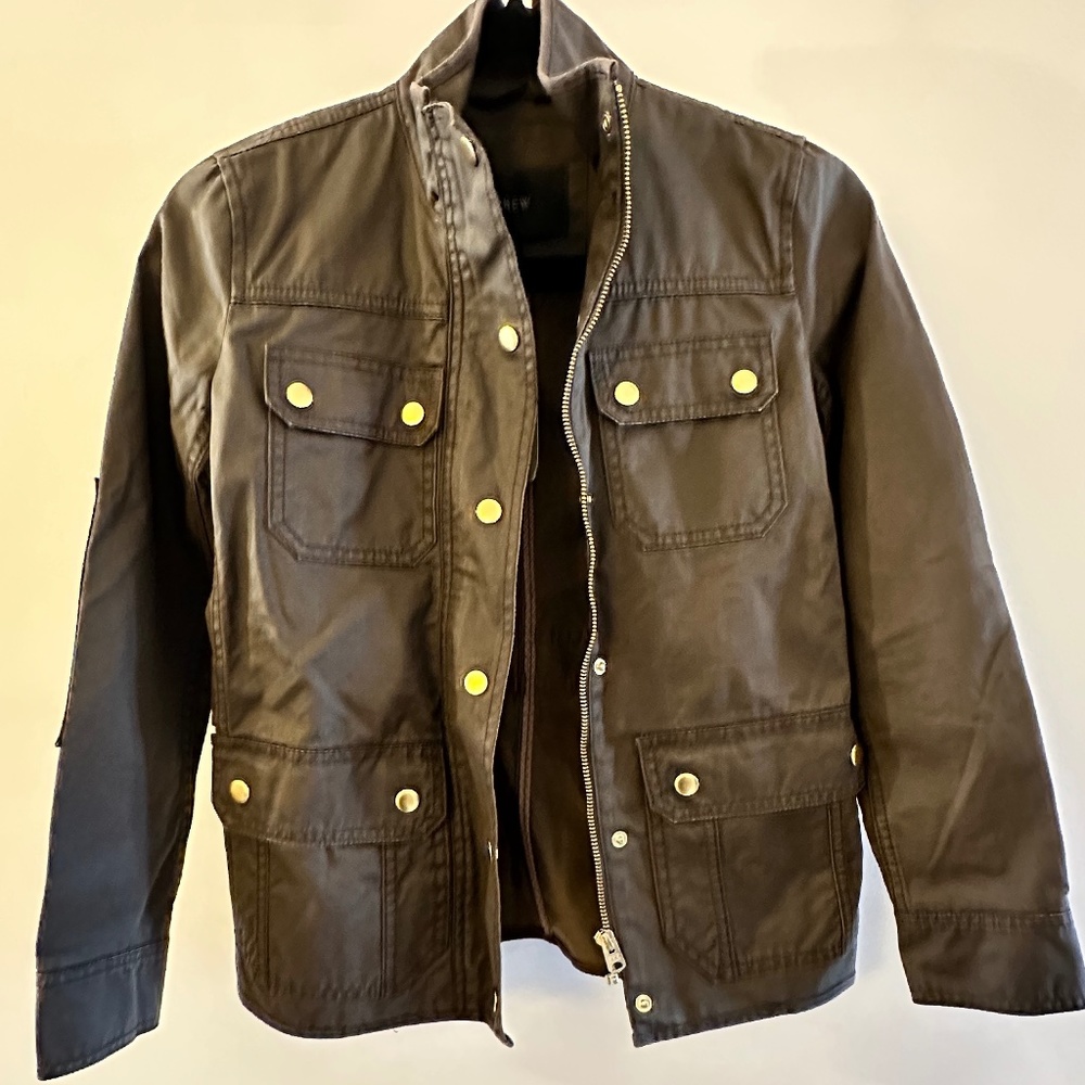 J. Crew Military Field Jacket Army Green NWT
